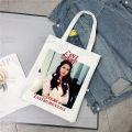 Lana Del Rey Singer Fans Women Canvas Shoulder Bag Canvas Tote Eco Just for Life Shopping Bag Canvas Tote Bag HandBag Daily Use. 