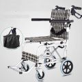 Light weight travelling Wheelchair  Aluminum Folding , portable Lightweight Transport Chair  for The Child Elderly and Disabled. 