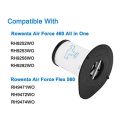 BRADOO-2 Pcs Filters for Rowenta Air Force 460 All in One RH92Xx and Air Force Flex 560 RH94Xx Vacuum Cleaner,Parts ZR009002. 
