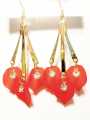 Choose Your Own 3 Pairs of Elegant Light Weight Fashion Drop Earrings | Trendy Gold-Tone Earrings Set for Girls & Women. 