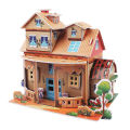 3D Puzzle Jigsaw Paper Model |3D House Building Puzzle | Learning Educational Toys For Children | Kid Gift 3D DIY Puzzle Citadel Model Cartoon House Assembling Toy Kid Early Learning. 