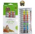 Keep_ Smiling Acrylic Colour Paints - Pack of 12. 