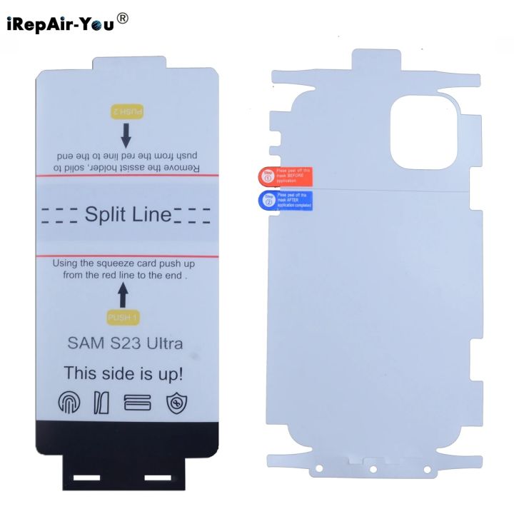Front Back Hydrogel Gel Film For iPhone 11 12 13 14 Pro Max 14Plus 12Mini X Xs Xr Screen Protector+Fix Tools