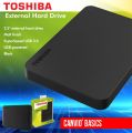 Toshiba USB 3.0 Portable External Hard Drive 1TB 750GB 640GB 500GB 320GB 250GB, Black. 