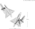 Airplane Cufflinks for Men, Aeroplane Cufflinks for men - Silver. 