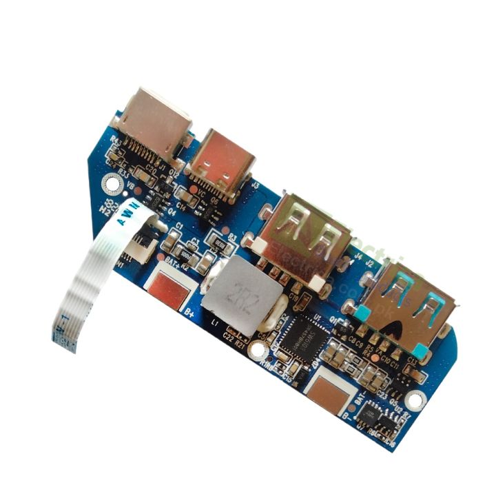 Type-C  Micro USB Bank Module Dual USB 5V 1A 2.1A LED Display for 18650 Lithium Ion Battery Charging by Electrica