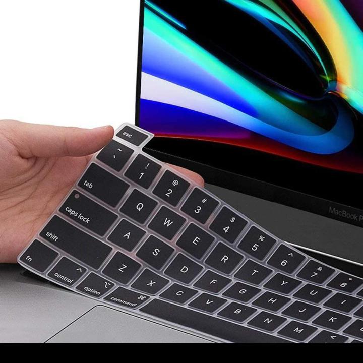 Keyboard Cover protector for Mac Book_Pro 13 inch Keyboard Cover 2020 A2338 M1 A2289 - Skin for Mac_Book Pro 16 inch Keyboard Cover 2019 A2141 Silicone Key Board-Laptop Keyboard Cover -Protector