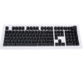 108 Key German Keyboard Keycap Minimalist Translucent Keycaps Comfortable Typing for Home. 