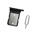 Google Pixel 5 SIM Tray Sim Jacket Sim Slot Sim Door For Google Pixel 5  - Black. 