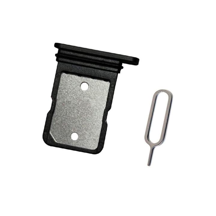 Google Pixel 5 SIM Tray Sim Jacket Sim Slot Sim Door For Google Pixel 5  - Black