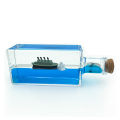 New Cruise Ship Fluid Drift Bottle With Unsinkable Boat in a Box For Cars, Home And Office (Bottle Shape). 