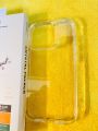 Apple iphone 12 pro max Gear4  Crystal  Clear Transparent back color border D30 Protected Soft Case. 