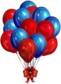 Spiderman Theme Birthday Decorations Balloon Set for Boys- Super Hero theme Spider man Party Supplies Pack (72 Pcs). 
