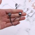 【HOT】 2Pcs Magnetic Scarf Brooch Strong Metal Plating Magnetic Hijab Clip Female Muslim Headscarf Non-Hole Pin Chain Buckle 4 Colors. 