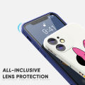 For Samsung A72 5G New Cartoon Minnie Mickey Mouse Design Side Design Phone Case Square Edge Pattern Liquid Silicone Casing Full Cover Camera Shockproof Protective Case. 