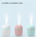 MS - 250ML Mini Humidifier Aroma Essential Oil Diffuser Home Car USB Ultrasonic Fogger with LED Light Diffuser for Night Lamp - 1 Piece. 