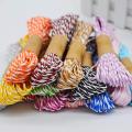 China Dori / Twisted Paper String Cords for DIY Craft Making Raffia Craft, Gift Wrapping, Twine Rope Thread Scrapbooks, and Invitation Flower Decoration ETC. (12 Colors). 