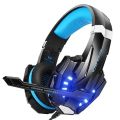 Kotion Each G9000 / G9600 Stereo Gaming Headset for PS4, PC, Xbox One Controller, Noise Cancelling Over Ear Headphones with Mic, LED Light, Bass Surround, Soft Memory Earmuffs for Laptop - Blue. 
