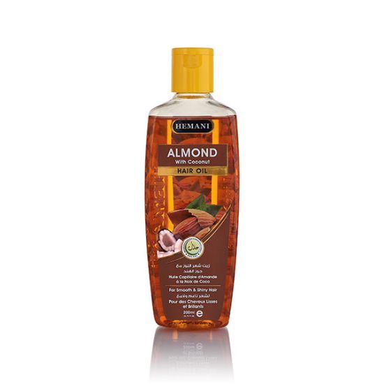 𝗛𝗘𝗠𝗔𝗡𝗜 𝗟𝗜𝗩𝗘 𝗡𝗔𝗧𝗨𝗥𝗔𝗟 - ALMOND HAIR OIL 200ML