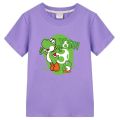 100% Cotton Children Clothes Boys/Girls T-shirt Super Smash Bros Yoshi Shirt Cartoon Print Kids T Shirt Summer Casual Baby Tees. 