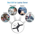 Laptop Cooling Pad,Dual Fan for Laptop Cooling,USB Folding Laptop Cooler Pad,book Fan for Students & Business Man. 