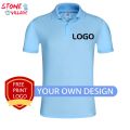 New Mens Polo Shirts Custom Logo Solid Color Short Sleeve Lapel Top Advertising Cultural Shirt Team Personal Brand Design Shirts. 