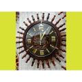 Handicraft 14 Inch Wooden Clock By Hyderibazar Design No 4. 