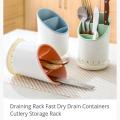 Auto Drain Kitchen Sink Cutlery, Knife, Spoon Holder with Removeable Bottom. 