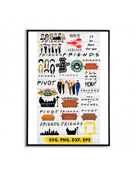 Friends%20TV%20Show%20Posters%20Vinyl%20Paper%20Quotes%20Vintage%20Posters%20Home%20Room%20Art%20Painting%20Wall%20Poster%20-%20Image%202
