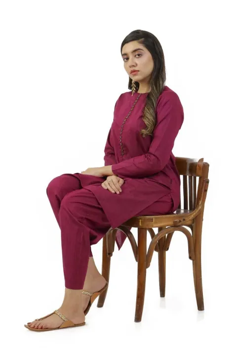 EGO%20Winter%20Collection%202019%20%20Better%20Days%202pc%20%20Magenta%20Weft%202%20tone%202Pcs%20Stitched%20For%20Women%20-%20Image%203