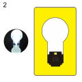 Portable Ultra-thin Mini LED Wallet Pocket Credit Card Size Lamp Night Light. 