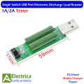 5V USB Load Resistor with 3 selectable current Switches Electronic Load Resistance Tester by Electrica. 