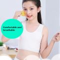 【Happier】Hot Sale Fashion Brafor Girls Breathable Girls' Underwear Middle School Girls' Solid Color Sports And Leisure Underwear 8-16 Year Old Vest Breathable Girls' Training Bra. 
