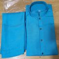 Red Kameez Shalwar For Men's Kameez Trouser Raw Silk Fabric Double Pocket Qameez & Trouser for Event. 