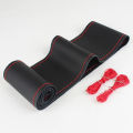 Car Steering Wheel Cover Fashion Sport Hand Stitches Soft Anti slip _ Car steering cover With Theard. 
