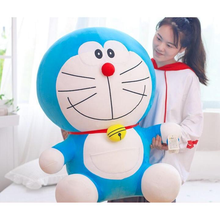 Multiple Sizes Luxury Original Cartoon Doll Genuine Doraemon Cat Plush Toy Doraemon Bed Pillow Gift Doraemon Buwa