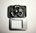 Metal Fidget Spinner with Protective Case. 