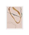 Bareeh- Set of 3, Abstract Golden Green Artwork, Modern European painting, Wall Frames,  Home Decor, Office Decor, Wall Art Frames for living room/drawing room/ bedroom. 
