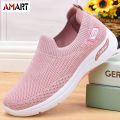 women\'s casual mom shoes flying knitted socks shoes soft sole sneakers. 