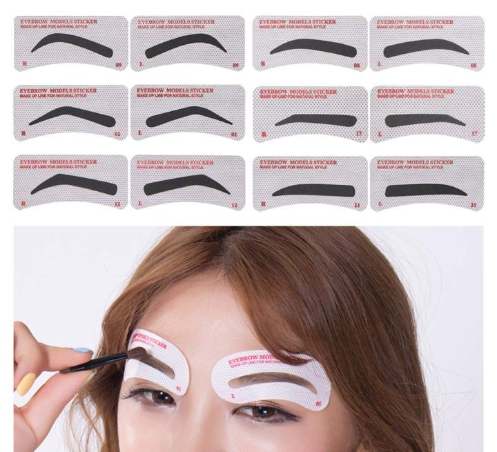 Eyebrow%20Stencils,%2012%20Styles%20Eyebrow%20Shapes%20DIY%20Eyebrows%20Grooming%20Stencil%20Kit%20Shaping%20Templates,Eyebrow%20Stencils%20Reusable%20Eyebrow%20Drawing%20Guide%20Card%20Brow%20Shaping%20Template%20DIY%20Easy%20Makeup%20Tools%20-%20Image%204