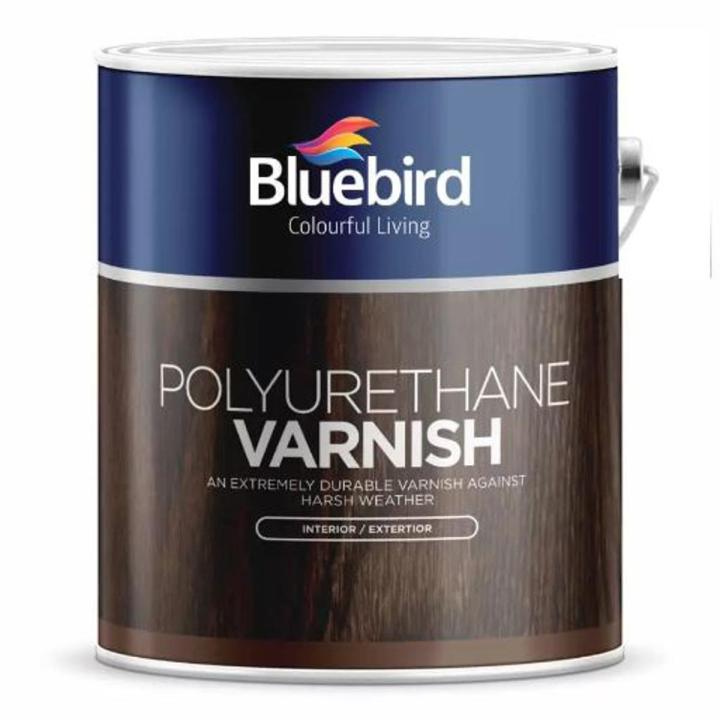 Bluebird Varnish Polyurethane Oil based 250ml (Available in Gloss and Matt) | Varnish For Furniture, Wood, Walls, Paintings, etc
