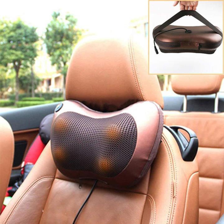 Electroniic Massage Pillow for Car Home Electriic Full Body Massager Cushion Neck Legs Shiatsu Massage Pillow Relax Health Care