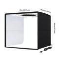 MAAOZ New 40 to 80 cm Photo Studio Box Photography Backdrop Portable Softbox LED Light Photo Box Fold Photo Studio Soft Box. 