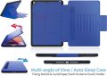 Ztôtôp Case îPâd 9th/8th/7th Generation Case, [6 Magnetic Angles] Highly Protective & Shock Absorption Cover with Pencil Holder for îPâd 10.2 Inch 2021/2020/2019 - Blue. 