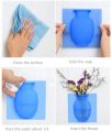 Limited Offer Flower Pots Magic Plant Vases Container Silicone Sticky Vase Stick On The Wall Flower For Home Offices Decorations 3 Pack. 