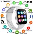 i8 Pro Max Smart Watch | Series 8 | New Smartwatch Latest 2022 | For IOS and Android | sports fitness Watch | Hi watch i8 pro smart watch | Bluetooth Calling Scroll feature Full Screen Touch | i8 pro max smartwatch | Smart watch for boys and Girls. 