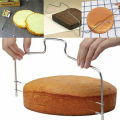 Cake Leveler Professional Layer Slicer Cutter 2 Blades Stainless Steel. 