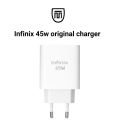 Infinix 45W Fast Charger | Super Fast Adapter | High Speed Charger. 