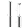 Milk Frother Handheld Electric Travel Coffee Frother Coffee Frother for Milk Foaming Latte Mixer for Drink Set C. 