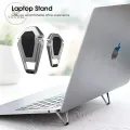 Vocoal Laptop Stand Adjustable Cooling Bracket Metal Foldable Laptop Holder Shield Shape Laptop Stand Heat Dissipation Holder Mini Portable Tilting iPad Notebook Holder Non-slip Laptop Stand. 